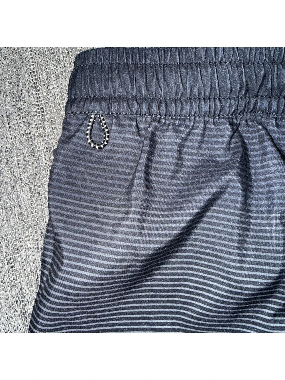 Quiksilver Men's Small Massive Swim Trunks Black-To-White QM14VL001 New